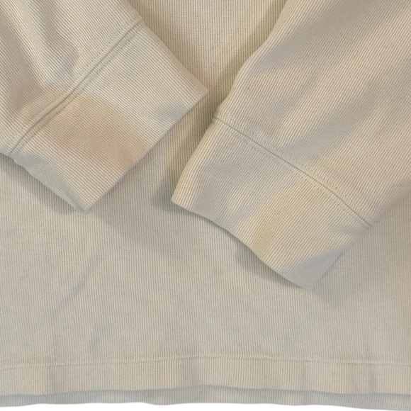 Polo Ralph Lauren Estate-Rib 1/4 Zip Pullover Parchment Cream 100% Cotton XL - Picture 7 of 12